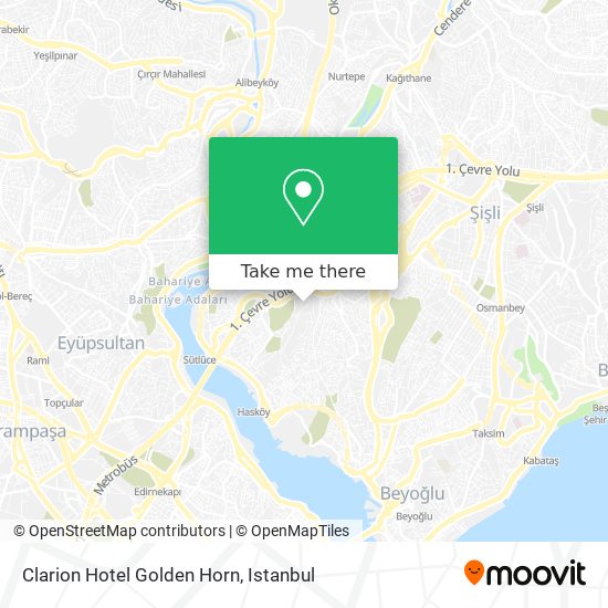 Clarion Hotel Golden Horn map