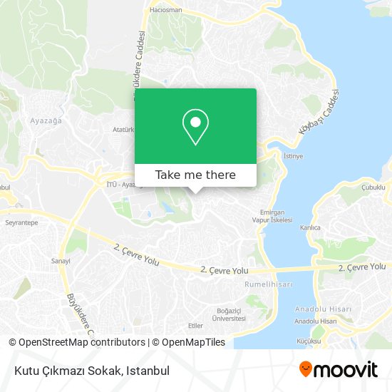Kutu Çıkmazı Sokak map