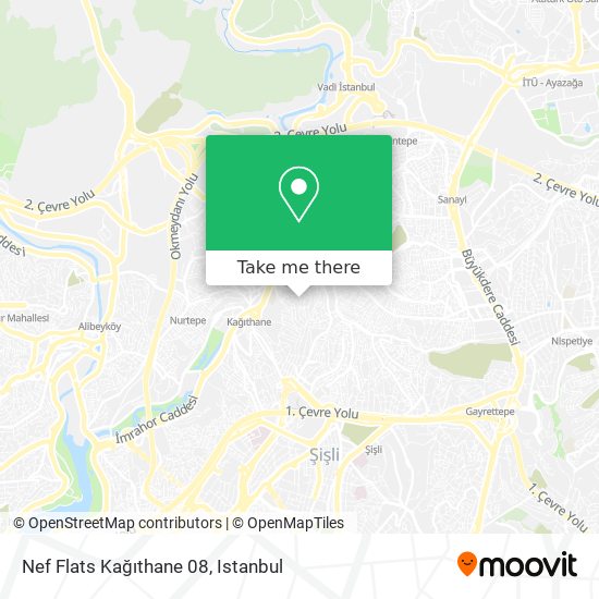 Nef Flats Kağıthane 08 map