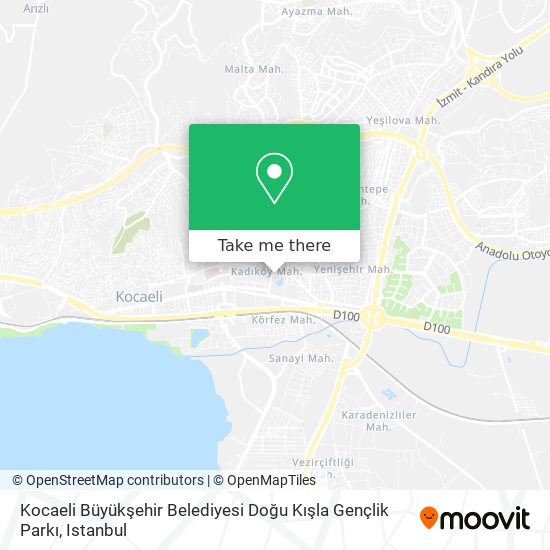 Kocaeli Büyükşehir Belediyesi Doğu Kışla Gençlik Parkı map