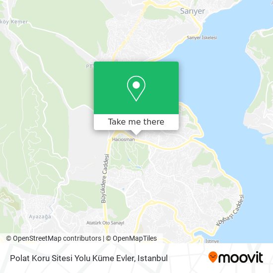 Polat Koru Sitesi Yolu Küme Evler map