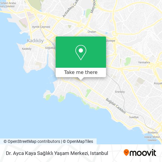 Dr. Ayca Kaya Sağlıklı Yaşam Merkezi map