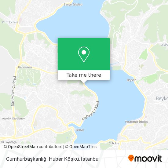 Cumhurbaşkanlığı Huber Köşkü map