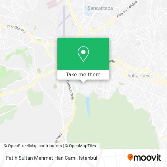 Fatih Sultan Mehmet Han Cami map