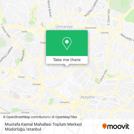 Mustafa Kemal Mahallesi Toplum Merkezi Müdürlüğü map