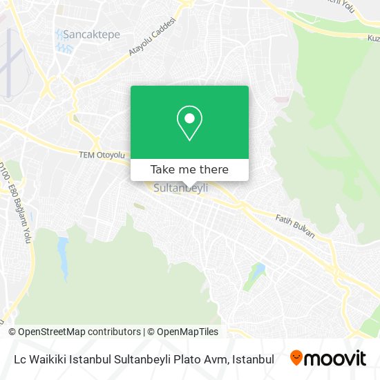 Lc Waikiki Istanbul Sultanbeyli Plato Avm map