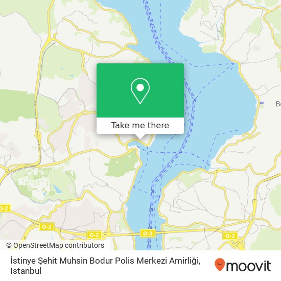 İstinye Şehit Muhsin Bodur Polis Merkezi Amirliği map