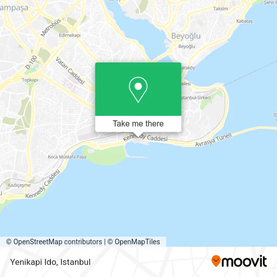 Yenikapi Ido map