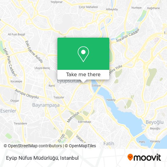 Eyüp Nüfus Müdürlüğü map