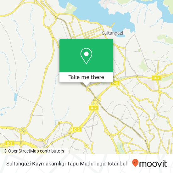 Sultangazi Kaymakamlığı Tapu Müdürlüğü map