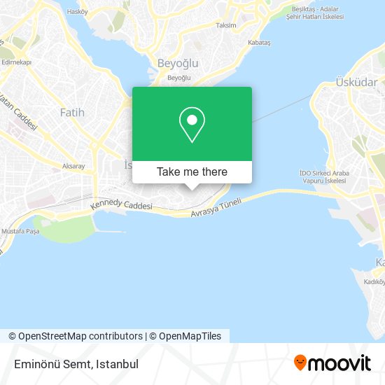 Eminönü Semt map