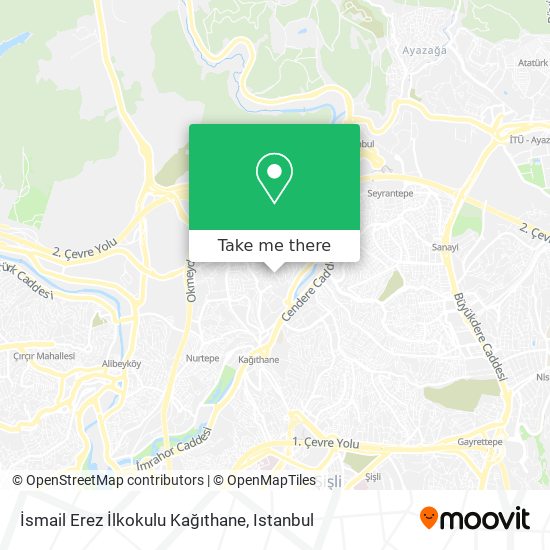 İsmail Erez İlkokulu Kağıthane map