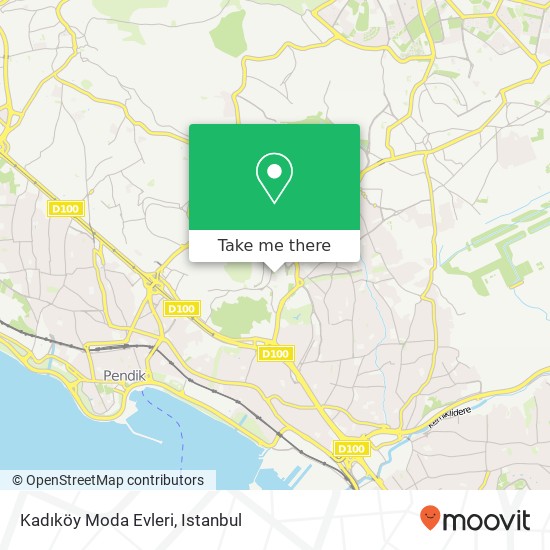 Kadıköy Moda Evleri map