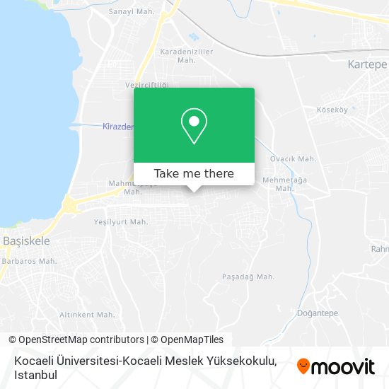 Kocaeli Üniversitesi-Kocaeli Meslek Yüksekokulu map