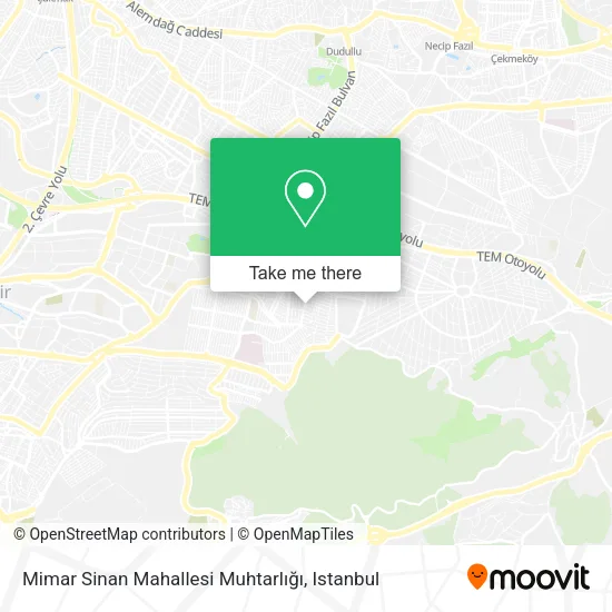 Mimar Sinan Mahallesi Muhtarlığı map