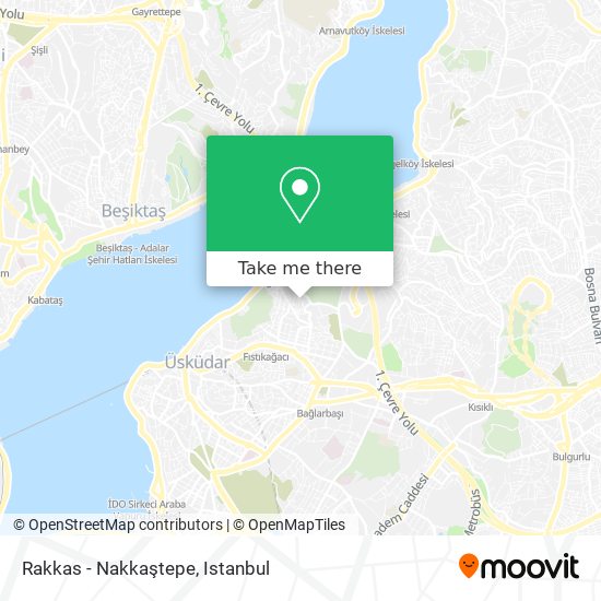 Rakkas - Nakkaştepe map