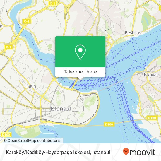 Karaköy / Kadıköy-Haydarpaşa İskelesi map