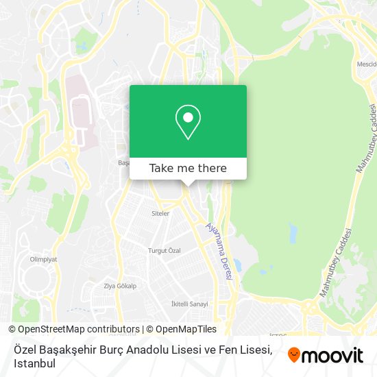Özel Başakşehir Burç Anadolu Lisesi ve Fen Lisesi map