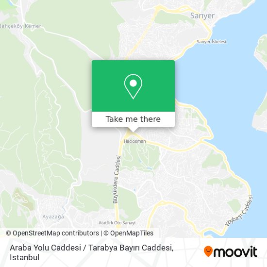 Araba Yolu Caddesi / Tarabya Bayırı Caddesi map