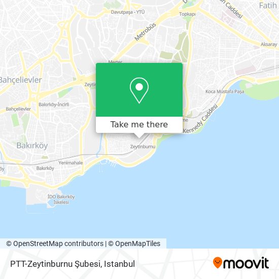 PTT-Zeytinburnu Şubesi map