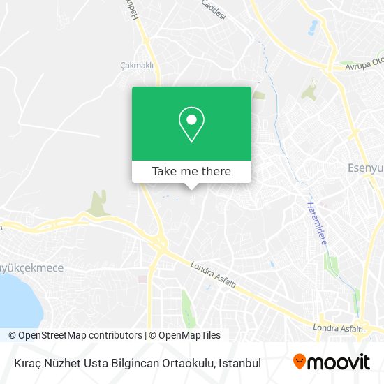 Kıraç Nüzhet Usta Bilgincan Ortaokulu map