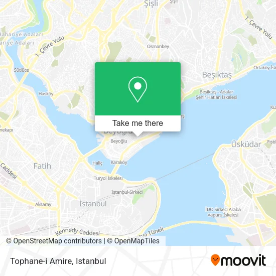 Tophane-i Amire map