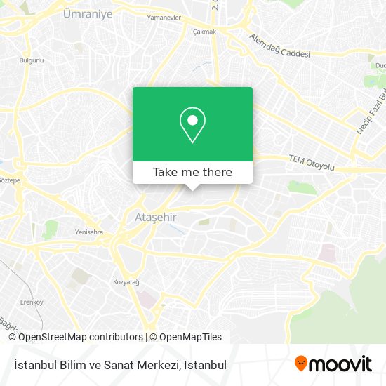 İstanbul Bilim ve Sanat Merkezi map