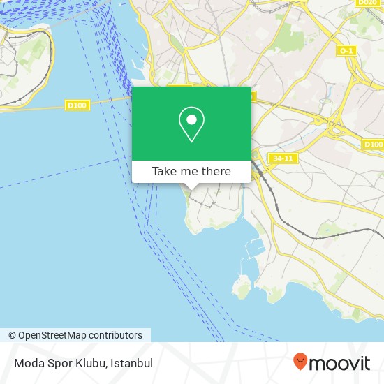 Moda Spor Klubu map