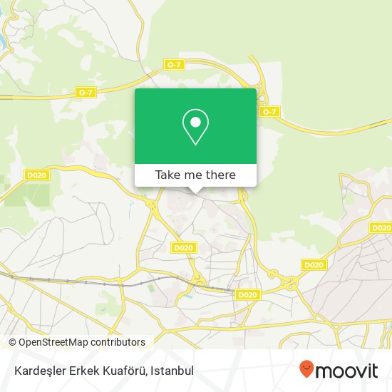 Kardeşler Erkek Kuaförü map