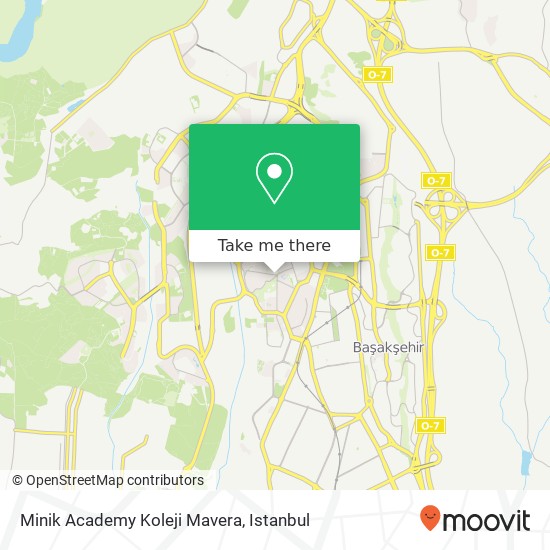 Minik Academy Koleji Mavera map