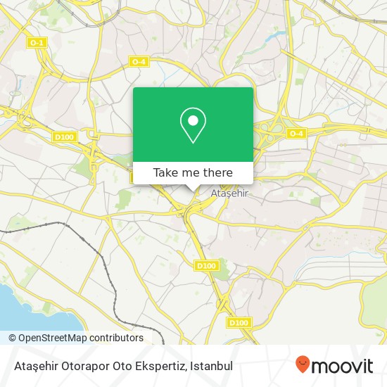 Ataşehir Otorapor Oto Ekspertiz map