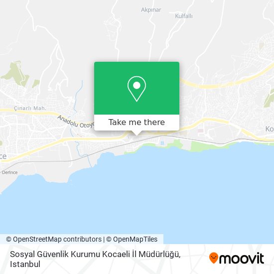 Sosyal Güvenlik Kurumu Kocaeli İl Müdürlüğü map