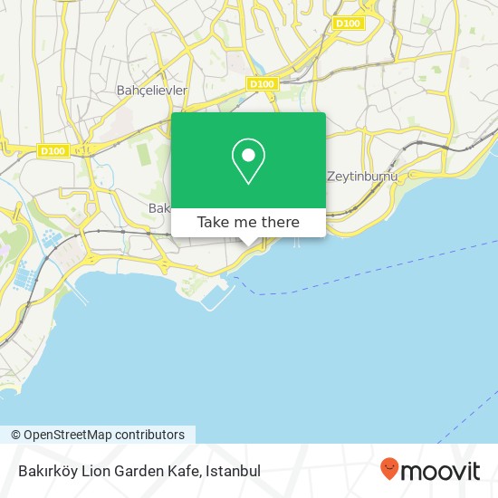 Bakırköy Lion Garden Kafe map