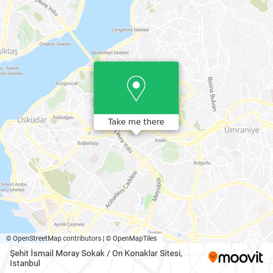 Şehit İsmail Moray Sokak / On Konaklar Sitesi map