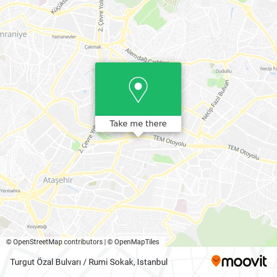 Turgut Özal Bulvarı / Rumi Sokak map
