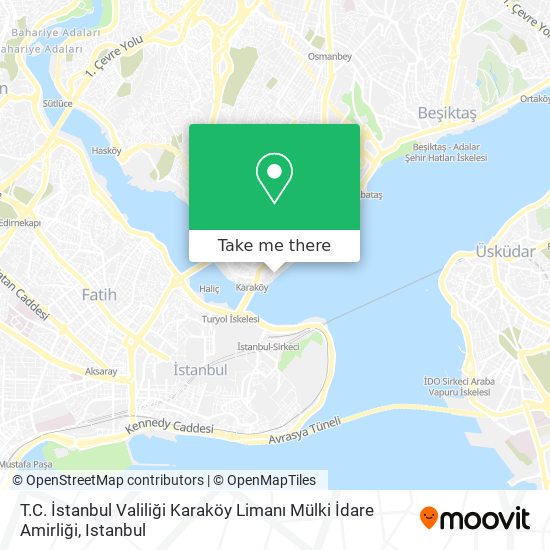 T.C. İstanbul Valiliği Karaköy Limanı Mülki İdare Amirliği map