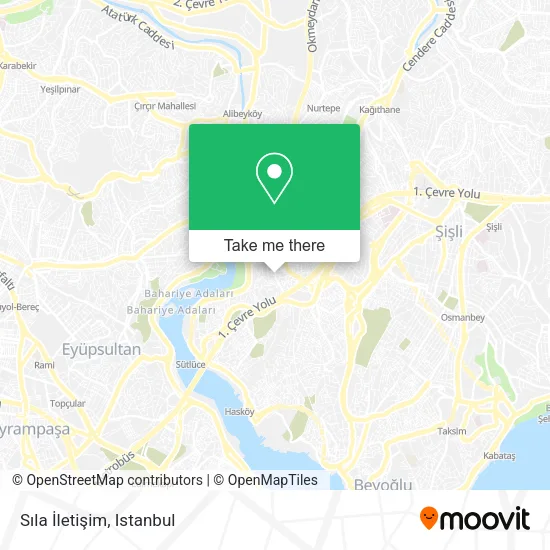 Sıla İletişim map