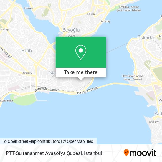 PTT-Sultanahmet Ayasofya Şubesi map