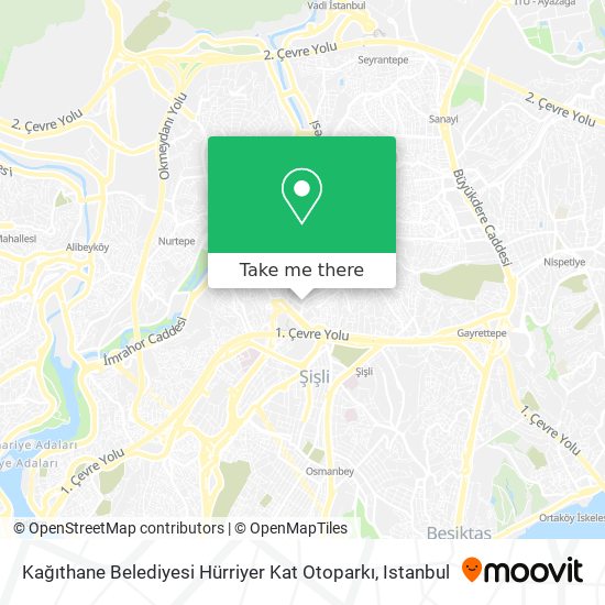 Kağıthane Belediyesi Hürriyer Kat Otoparkı map