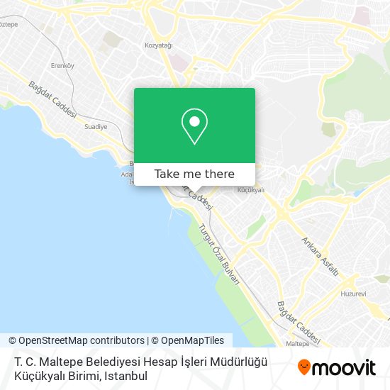 T. C. Maltepe Belediyesi Hesap İşleri Müdürlüğü Küçükyalı Birimi map