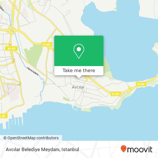 Avcılar Belediye Meydanı map