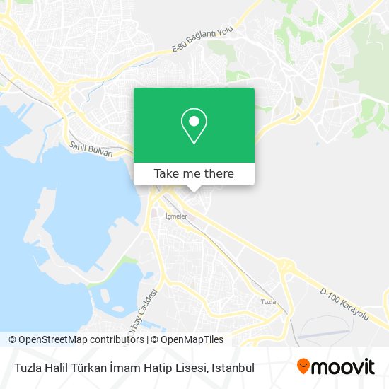 Tuzla Halil Türkan İmam Hatip Lisesi map