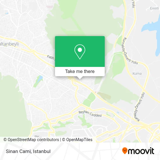 Sinan Cami map