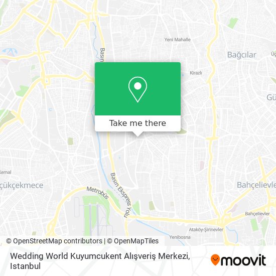 Wedding World Kuyumcukent Alışveriş Merkezi map