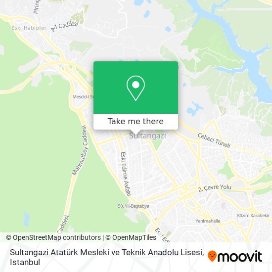 Sultangazi Atatürk Mesleki ve Teknik Anadolu Lisesi map