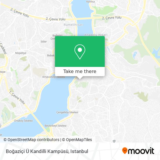 Boğaziçi Ü Kandilli Kampüsü map