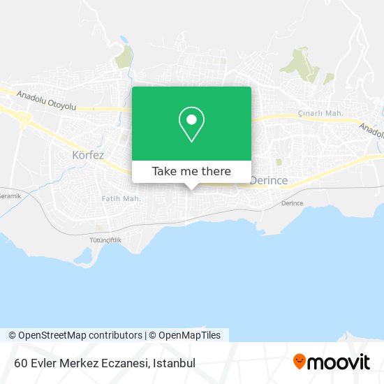 60 Evler Merkez Eczanesi map