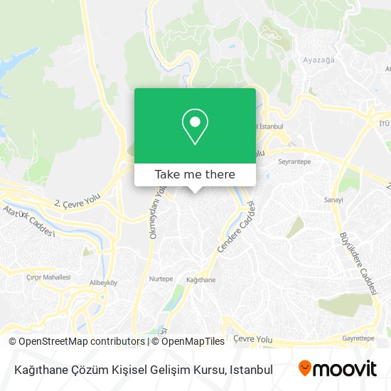 Kağıthane Çözüm Kişisel Gelişim Kursu map
