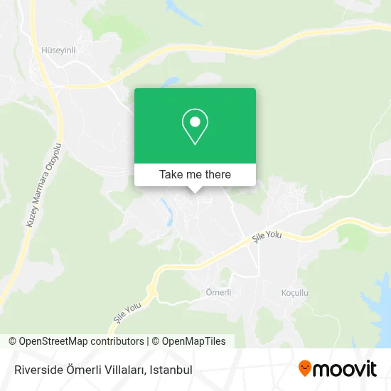 Riverside Ömerli Villaları map