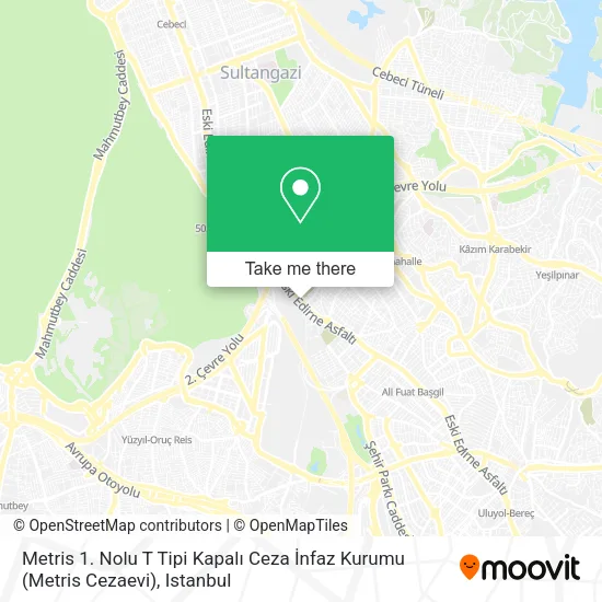 Metris 1. Nolu T Tipi Kapalı Ceza İnfaz Kurumu (Metris Cezaevi) map